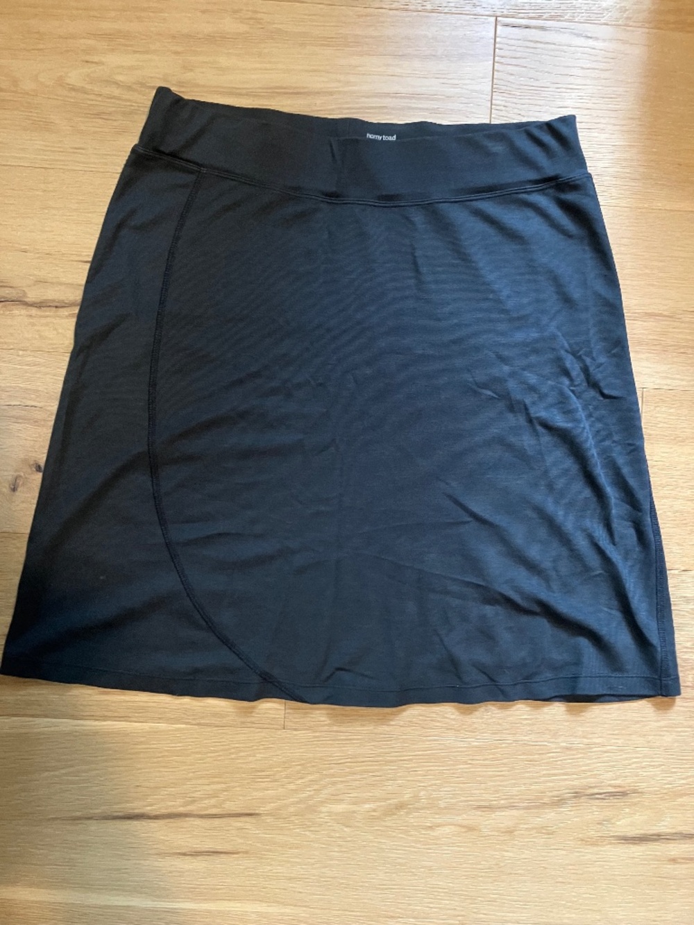 Toad & Co Black Nixi Active A-Line Skirt with Pockets - Size M